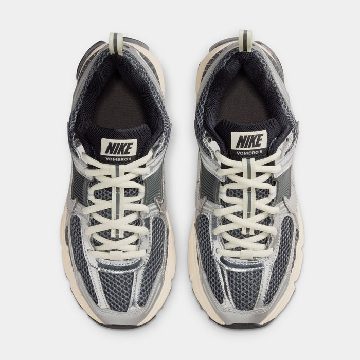 Vomero 5 Grade School Running Shoes (Iron Grey/Chrome/Metallic Silver)