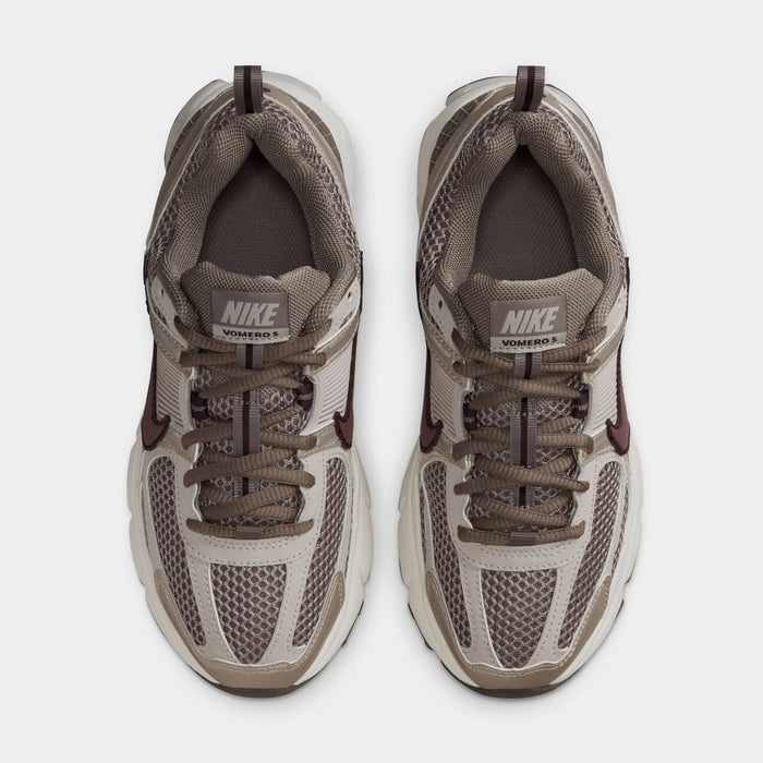 Vomero 5 Grade School Running Shoes (Taupe Haze/Tatto Silt/Red/Pale Ivory)