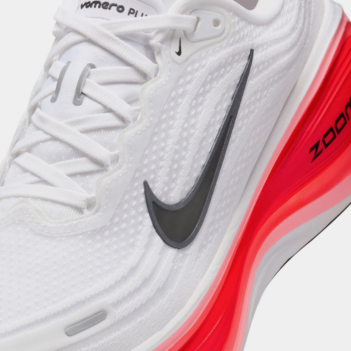 Vomero Plus Mens Running Shoes (White/Black/Bright Crimson)