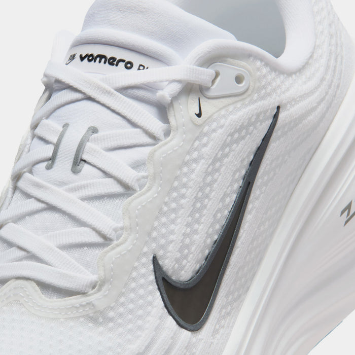 Vomero PLus Mens Running Shoes (White/Dark Smoke Grey/Metallic Dark Grey/Black)