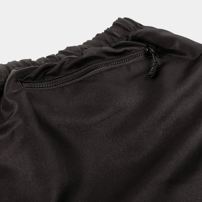 Voyage Solid Cargo 7" Volley Mens Shorts (Black/White)