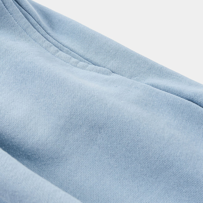 Washed Fleece Mens Shorts (Blue/Blue)