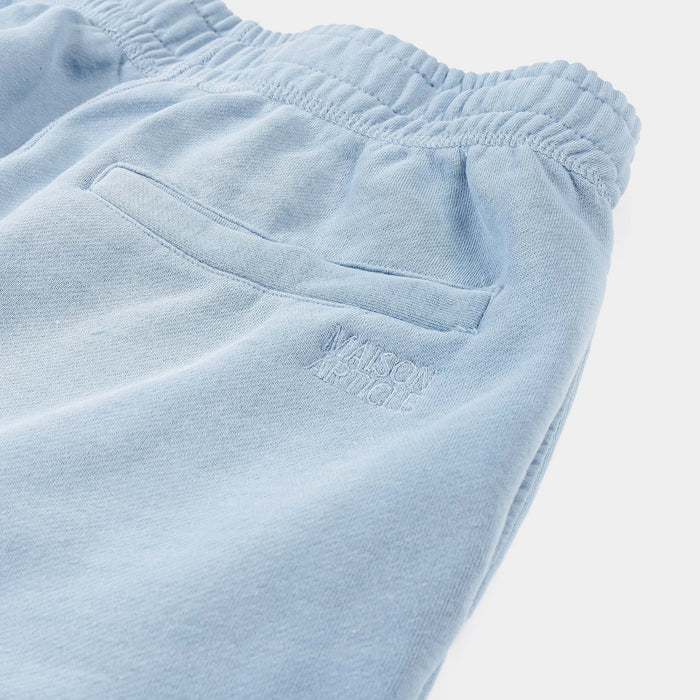 Washed Fleece Mens Shorts (Blue/Blue)