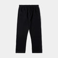 Wide Leg Fleece Mens Pants (Black)