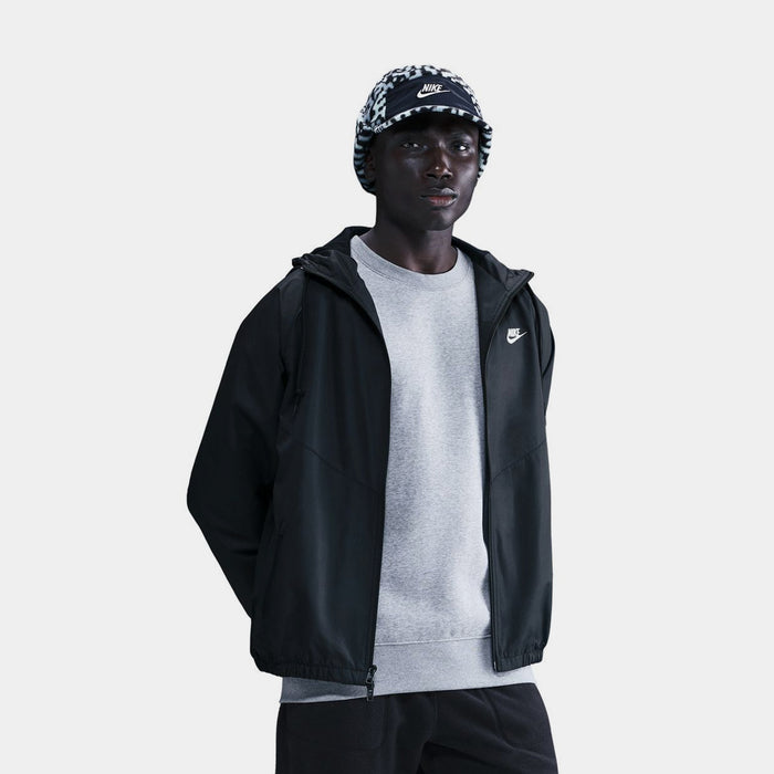 Windrunner Lined Mens Jacket (Black/White)