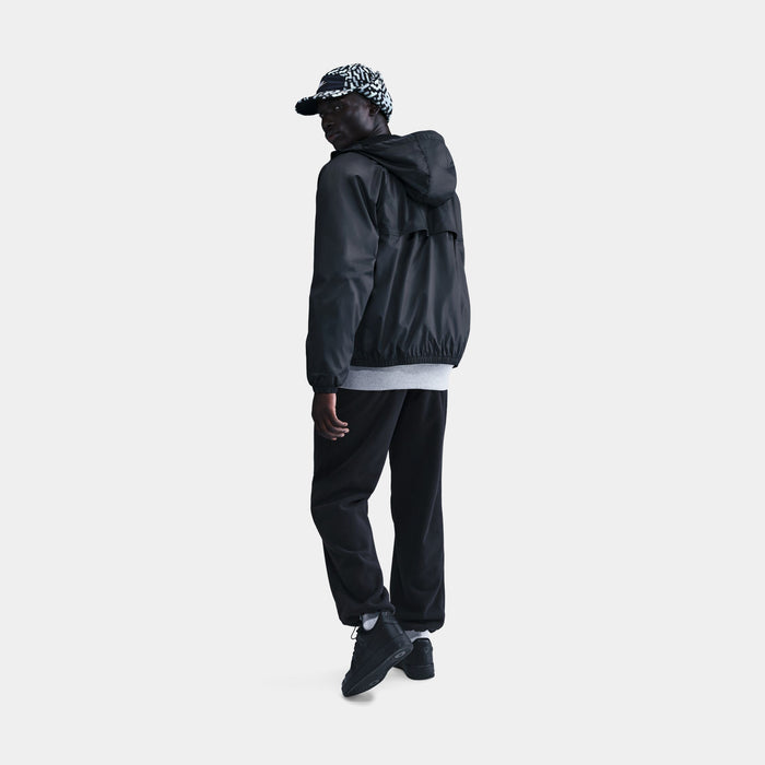 Windrunner Lined Mens Jacket (Black/White)