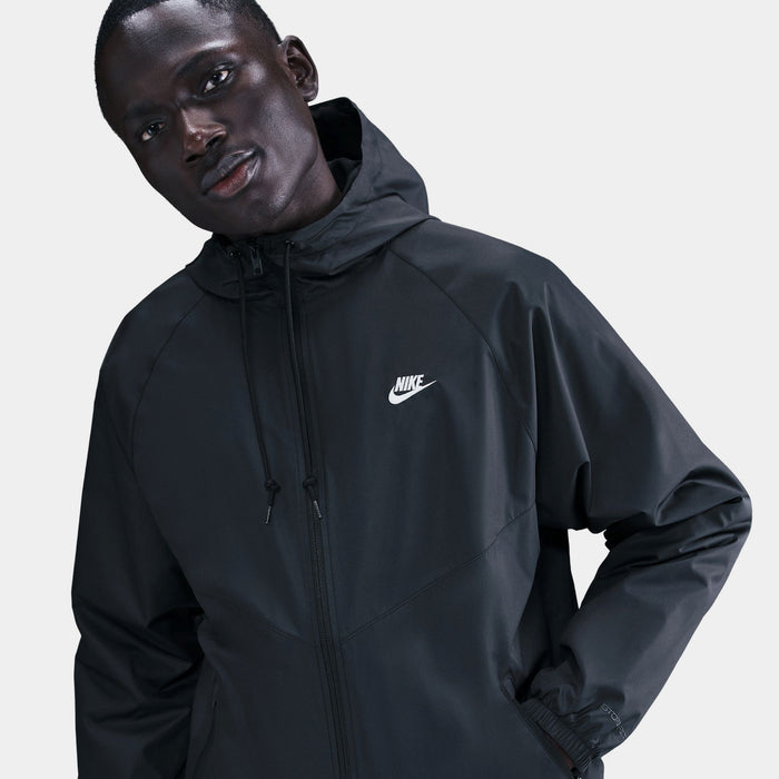 Windrunner Lined Mens Jacket (Black/White)
