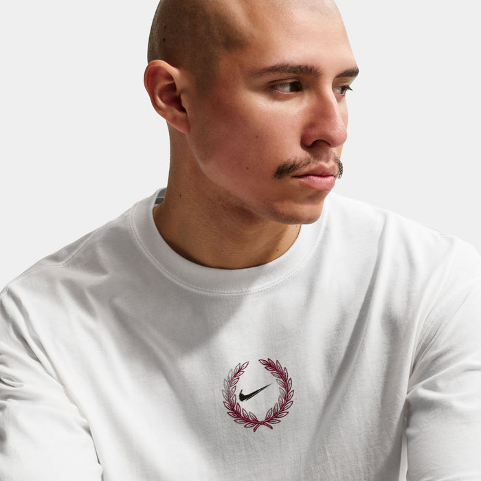 Wings Of Victory Graphic Mens Short Sleeve Shirt (Summit White)