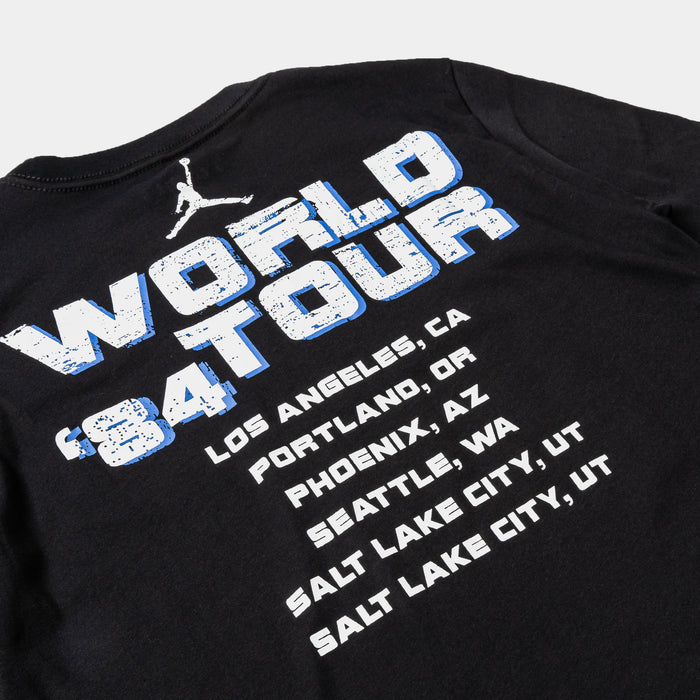 World Tour 84 Grade School Short Sleeve Shirt (Black/Blue)