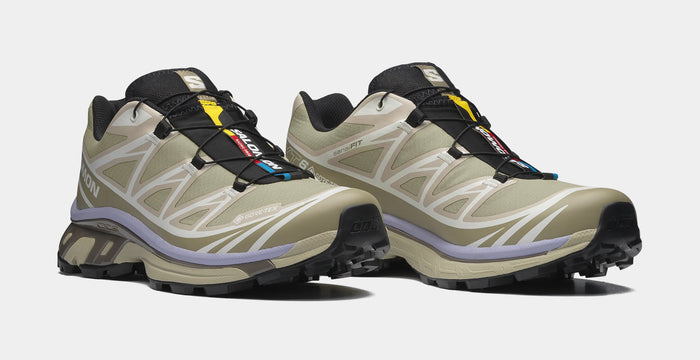 XT 6 GORE-TEX Mens Running Shoes (Eucalyptus/Silver Sage/Cosmic Sky)