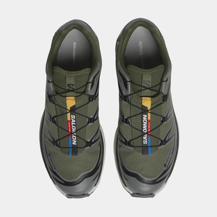 XT-6 GORE-TEX Mens Running Shoes (Olive Night/Sedona Sage/Black)