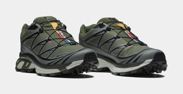 XT-6 GORE-TEX Mens Running Shoes (Olive Night/Sedona Sage/Black)
