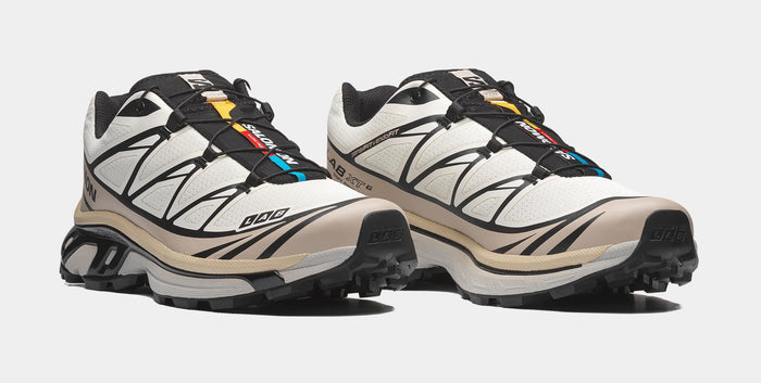 XT-6 Mens Running Shoes (Vanilla Ice/Black/ Silver Cloud)