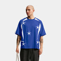 Your Message Here Soccer Mens Jersey (Old Royal/White/Safety Orange)