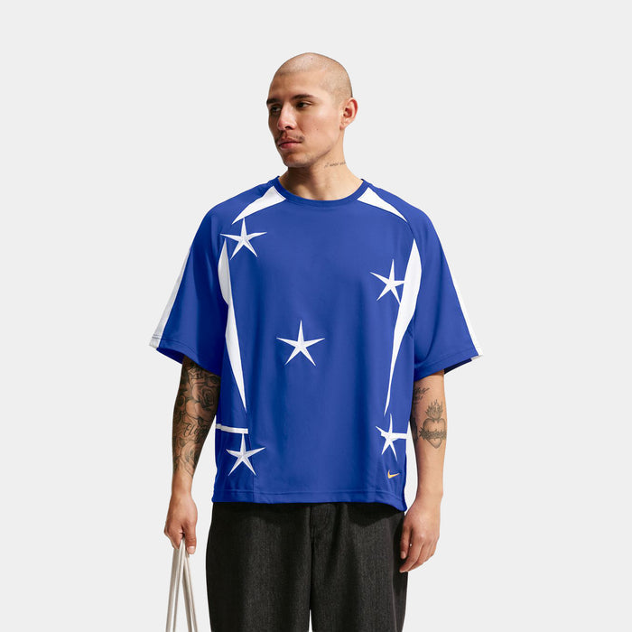 Your Message Here Soccer Mens Jersey (Old Royal/White/Safety Orange)