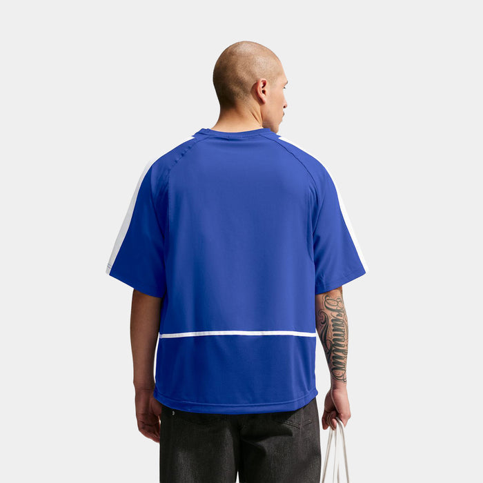 Your Message Here Soccer Mens Jersey (Old Royal/White/Safety Orange)