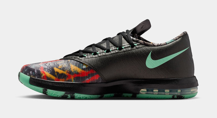 Zoom KD 6 All Star Illusion Mens Basketball Shoes (Muticolor/Green Glow/Black)