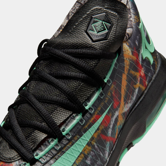Zoom KD 6 All Star Illusion Mens Basketball Shoes (Muticolor/Green Glow/Black)