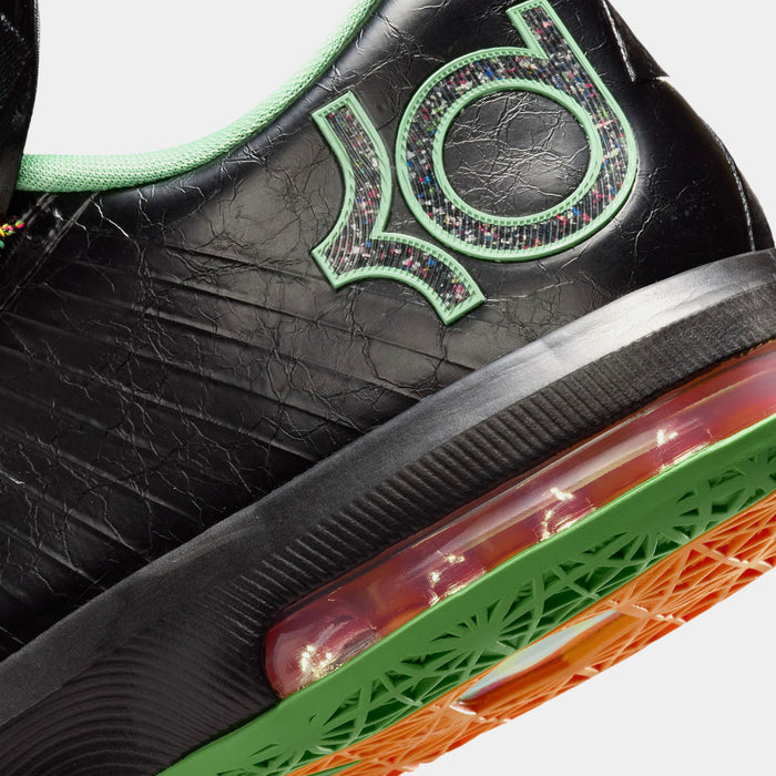 Zoom KD 6 Night Vision Mens Basketball Shoes (Black/Multi-Color/Light Lucid Green) Free Shipping