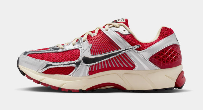 Zoom Vomero 5 Mens Running Shoes (Gym Red/Chrome/Metallic Silver)