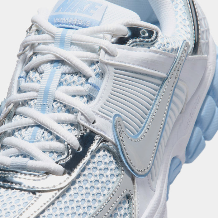 Zoom Vomero 5 Womens Running Shoes (White/Metallic Silver/Aluminum)